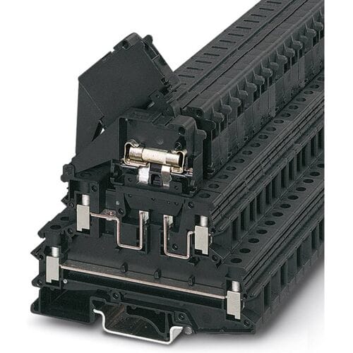 Phoenix Contact 3007204 Zekering-serieklem 8.2 mm Schroeven Zwart 50 stuk(s)