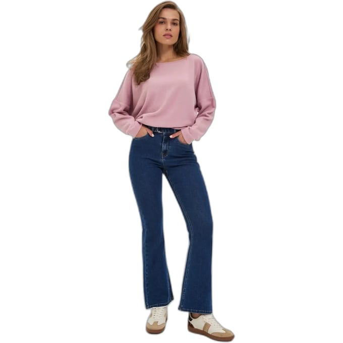 Vrouwen wide leg jeans Moodo Z-JE-4800