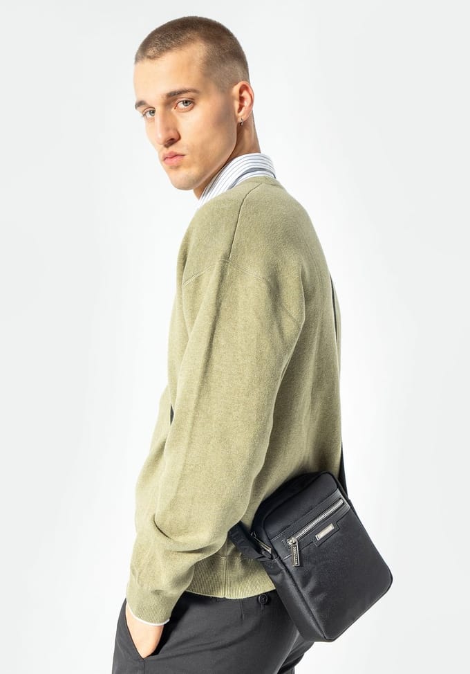 Wittchen - Messengertas - Klassiek - Zwart - Polyester