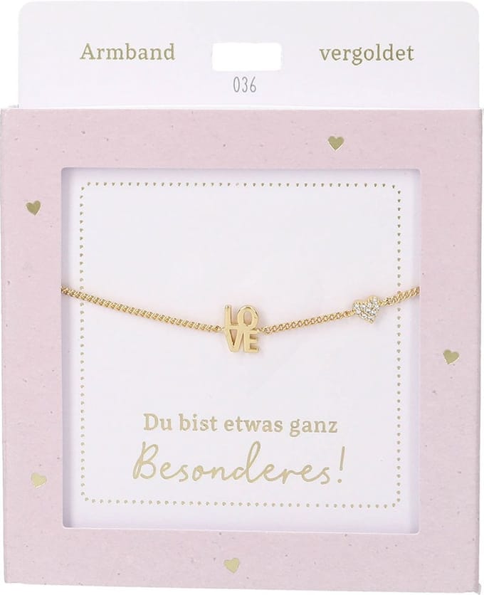 Depesche LOVE Gold speelgoed cadeau - liefdevol design.