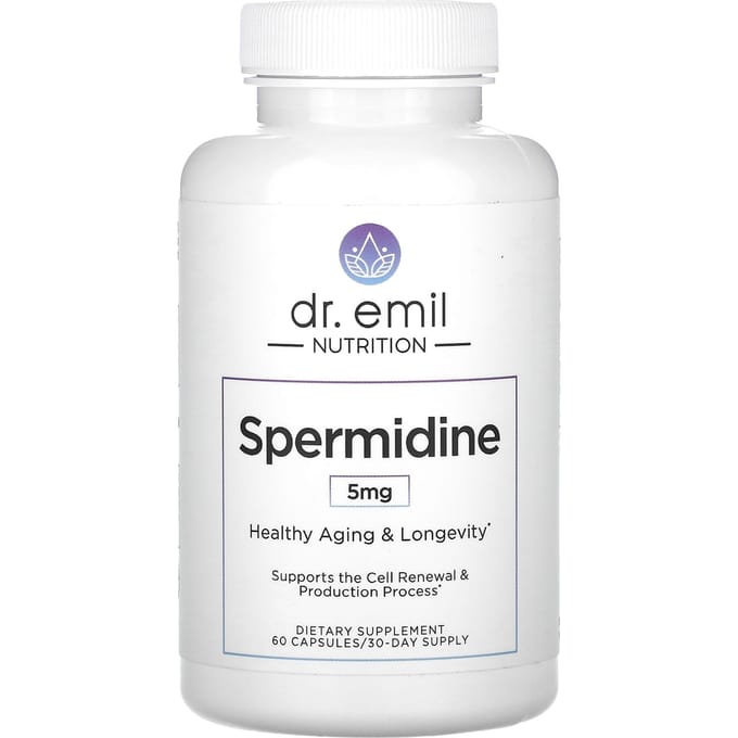 Dr. Emil Nutrition, Spermidine, 5 mg, 60 capsules (2.5mg per capsule)
