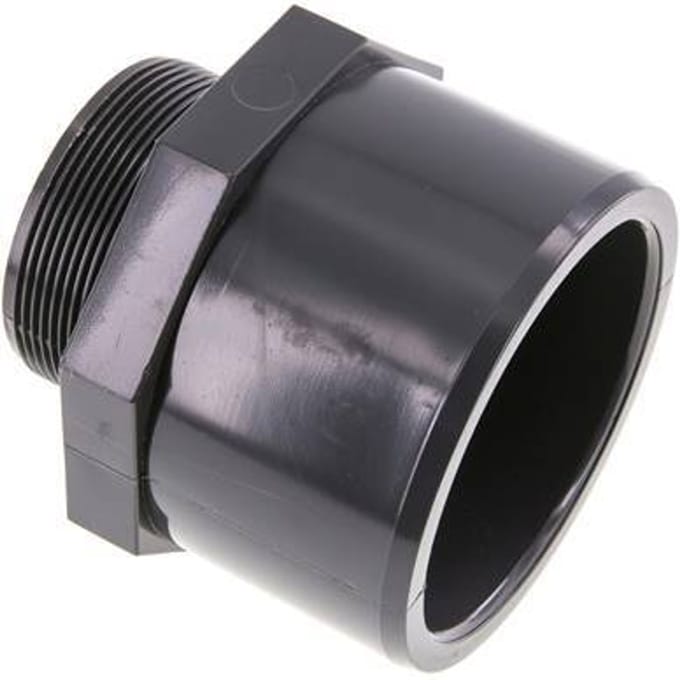 PVC Lijmmof 90x110mm x Buitendraad G 2-1/2''