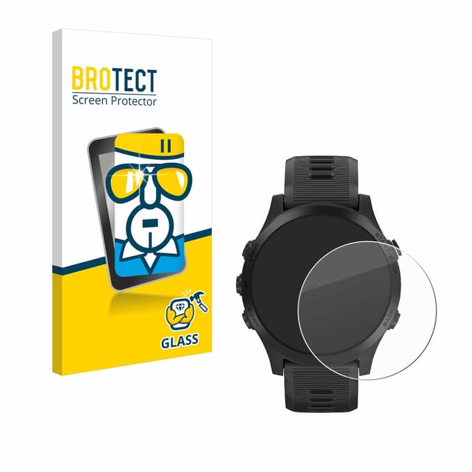 BROTECT - Glas Screenprotector voor Garmin Forerunner 945 - Gehard Beschermglas 9H
