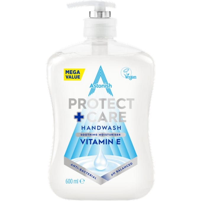 Astonish Protect + Care Vitamine E AntibacteriÃ«le Handzeep â 600 ml