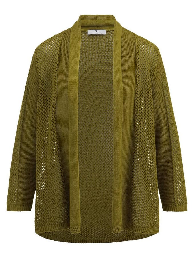 Vest 3/4-mouwen Van Peter Hahn groen