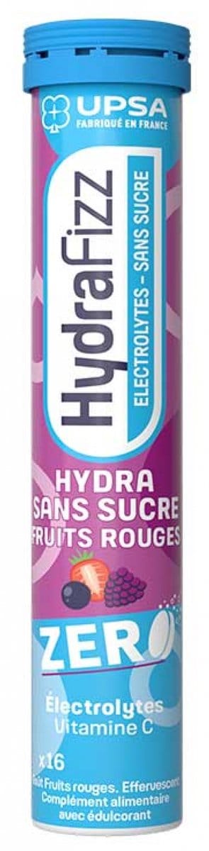 UPSA Hydrafizz Hydra Suikervrij 16 Bruistabletten (Smaak : Rood fruit)