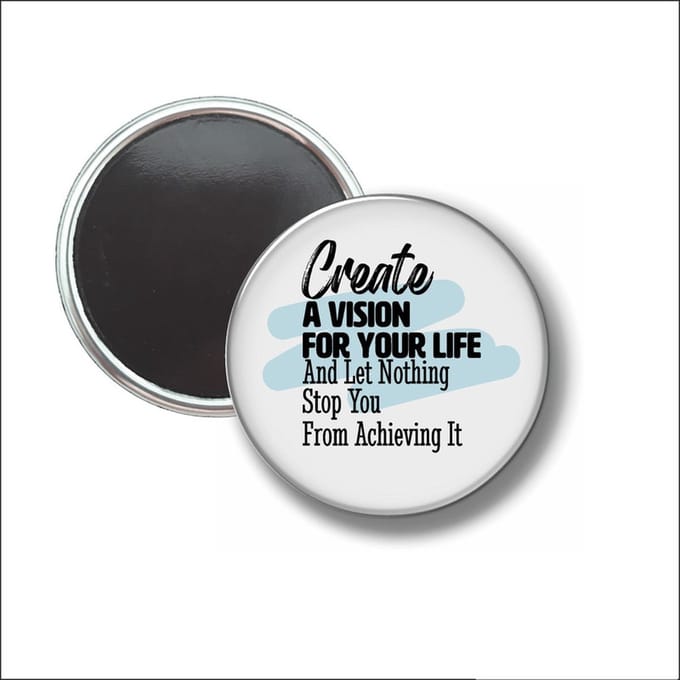 Button Met Magneet 58 MM - Create A Vision - NIET VOOR KLEDING
