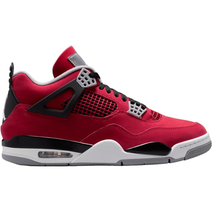 Jordan Retro 4 Sneakers Heren - Rood - Maat 44 - Leer