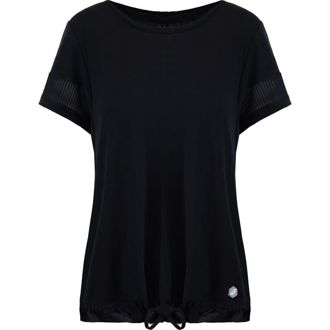 Asics Logo Dames Zwart T-Shirt