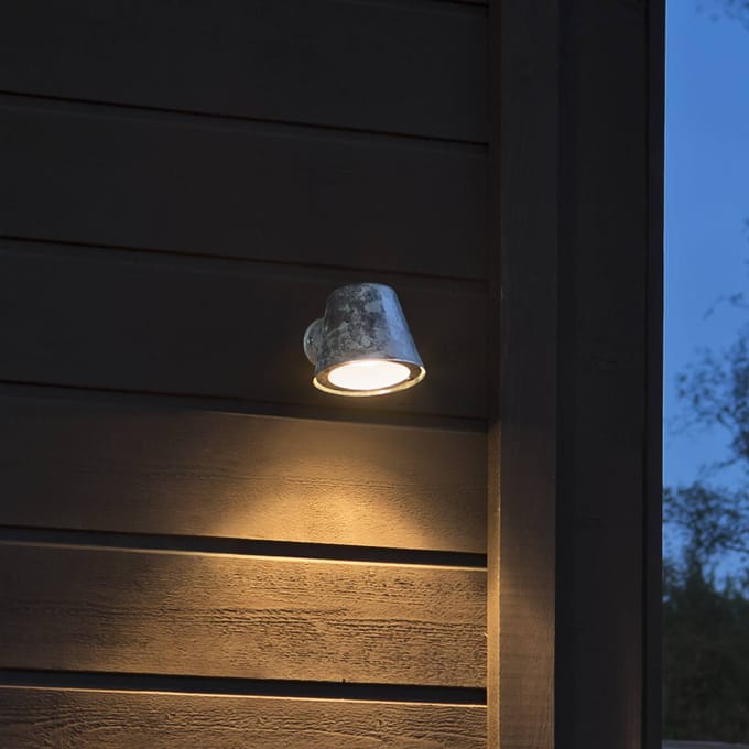 Konstsmide Trieste 7523-320 Buitenlamp (wand) Halogeen GU10 35 W Staal