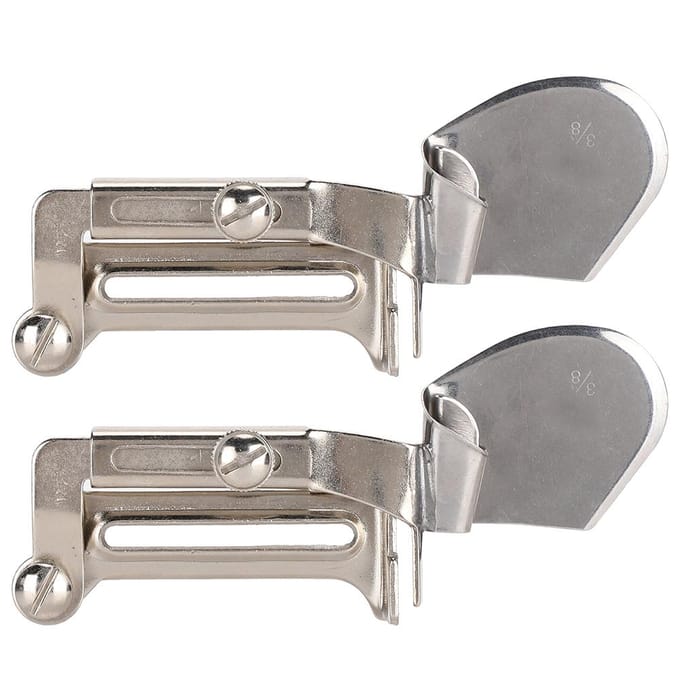 2 Stuks Naaimachine Binder Locksteek Naaimachine Zoomvouw Binding Hulpstuk A11 Binder gray