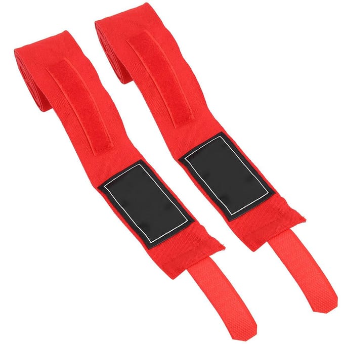 2 stuks 2,5 m elastische band boksen Sanda Muay Thai MMA Taekwondo bandage handwraps (Rood) red