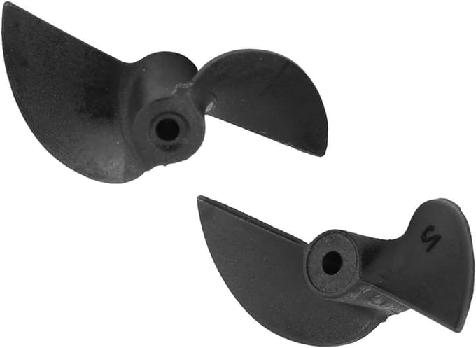Set van 2 RC Boot Propellers met 2 Bladen voor 2mm As - Radiografische Scheepsonderdelen en Vervangingspropellers