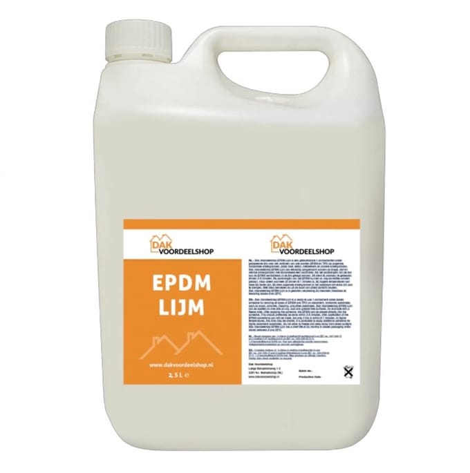 Dakvoordeelshop EPDM hechtlijm op waterbasis 2,5 liter