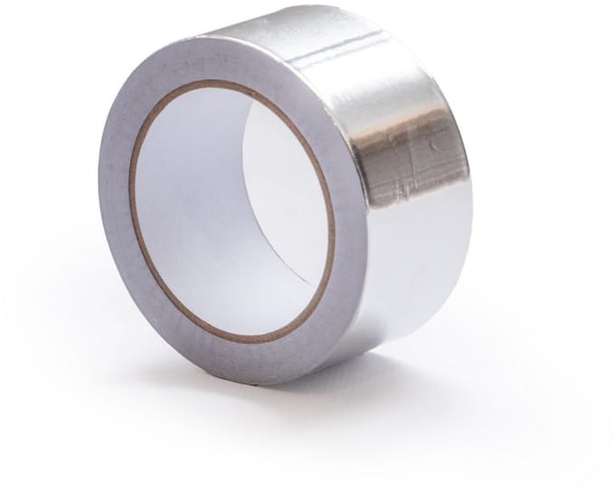 Plakband 10 m zwart aluminium - Hoge temperatuur weerstand