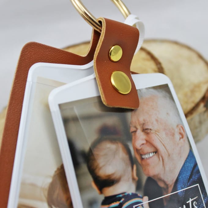 Sleutelhanger voor opa, foto mapje