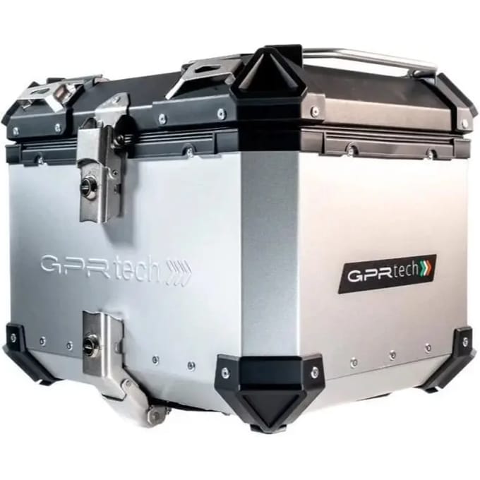 Top case motorfiets van aluminium met specifieke plaat inbegrepen GPR Tech Suzuki V-Strom Dl 650 2012/2016 E3