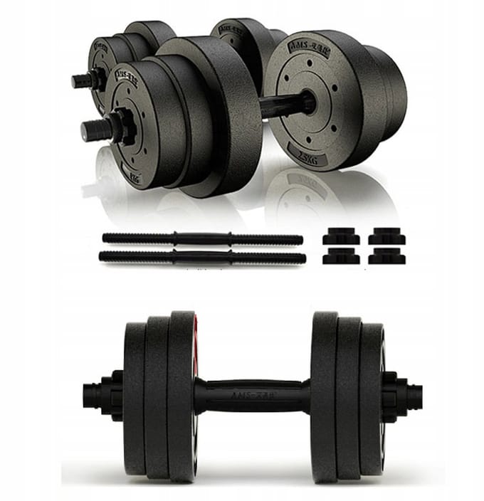 Verstelbare Halsterset 2x10kg - Krachttraining Thuis