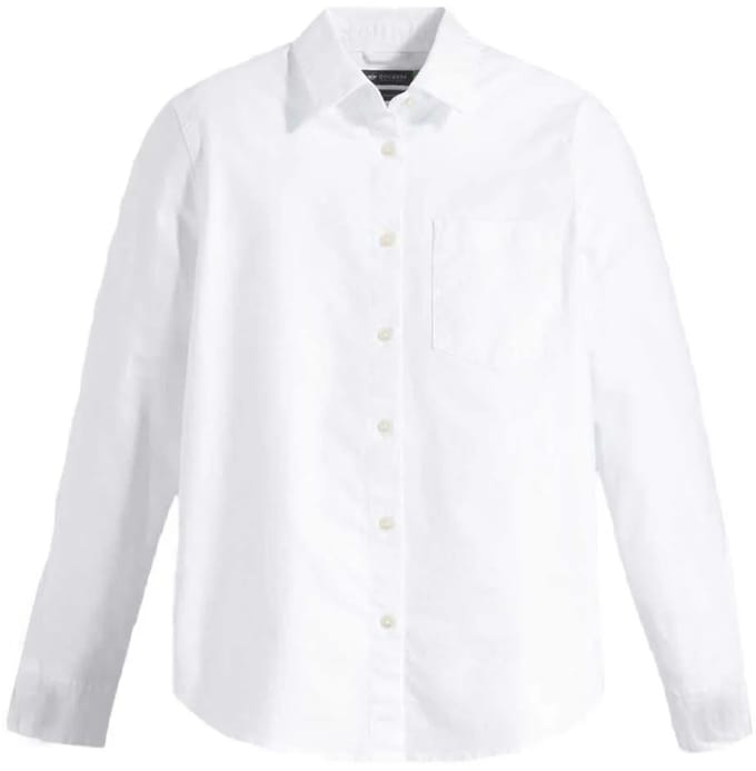 Dockers Original Overhemd Met Lange Mouwen Wit XS Vrouw