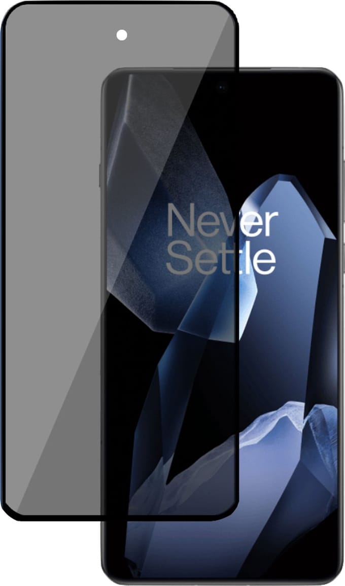 Privé Screenprotector geschikt voor OnePlus 13 Screenprotector - Privacy Beschermglas - Privacy Proteqt+