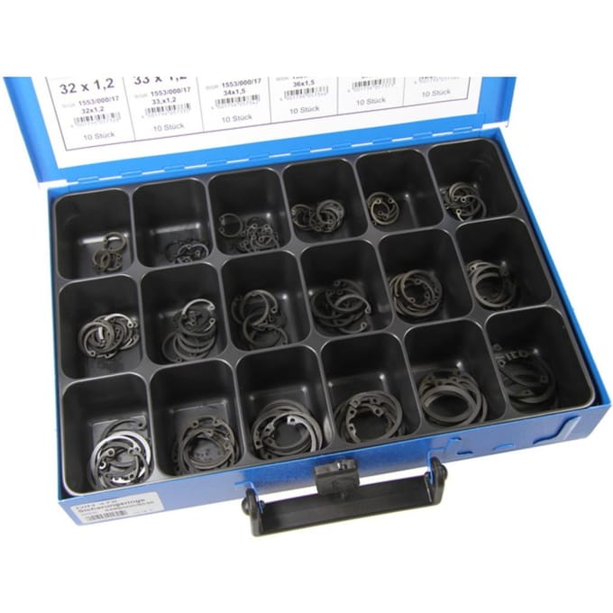 Dresselhaus Borgring Assortiment – 180-delig – DIN 472 (Binnenringen)