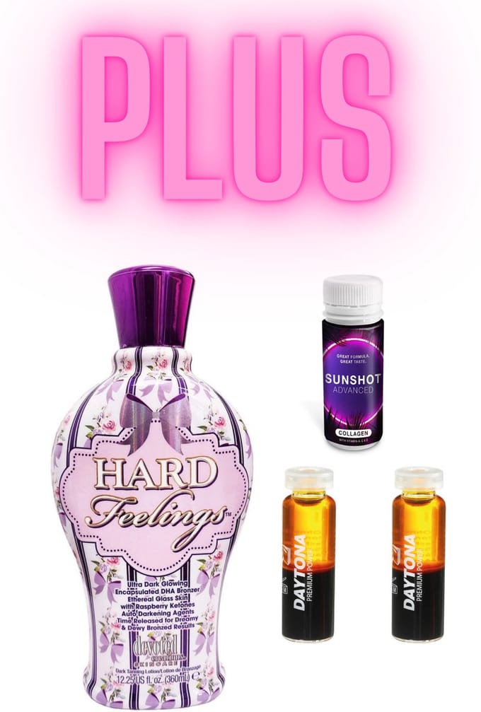 Devoted Creations Hard Feelings 360 ml PLUS 1X Collagen Sunshot PLUS 2X Daytona Premium Power 6 ml