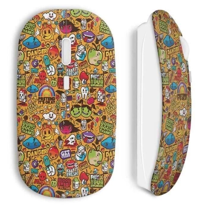 Souris Sans Fil Cliparts yellow