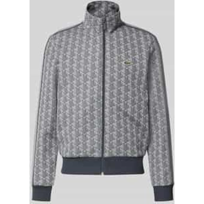 regular fit sweatjack met ritssluiting