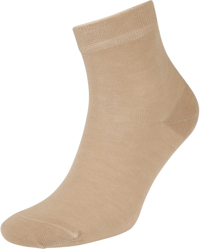 10CEL 6 paar quarter socks beige 47-50 gemaakt van TENCEL™ Lyocell
