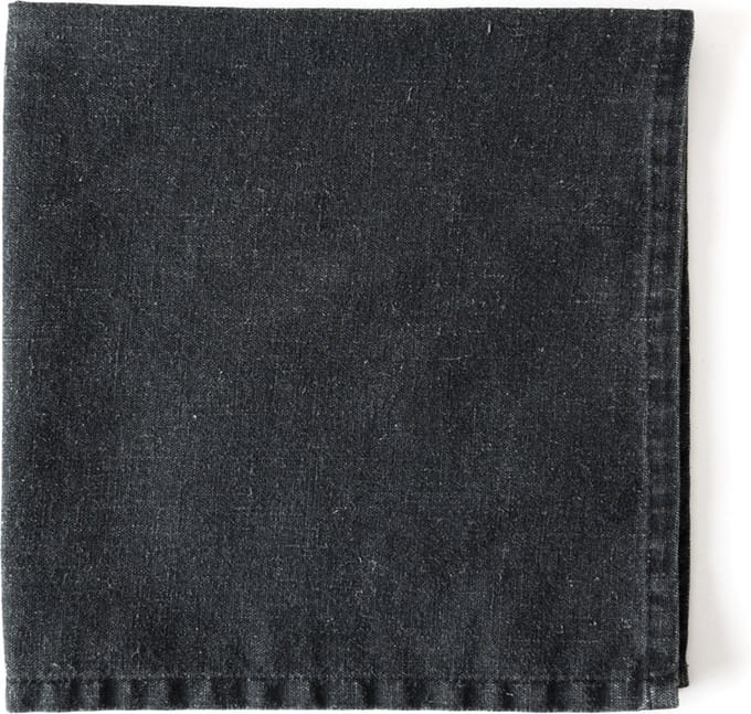 Dutch Rose Linen Servetten katoen en linnen - 45x45cm - Grijs