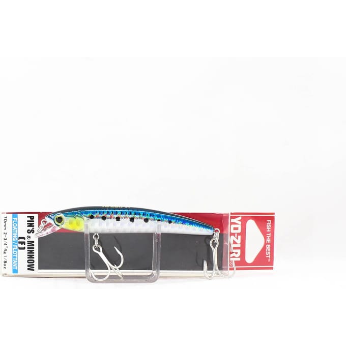 Yo Zuri Pin'S Minnow 70 mm drijvend kunstaas F1162-GHIW (3155) gray