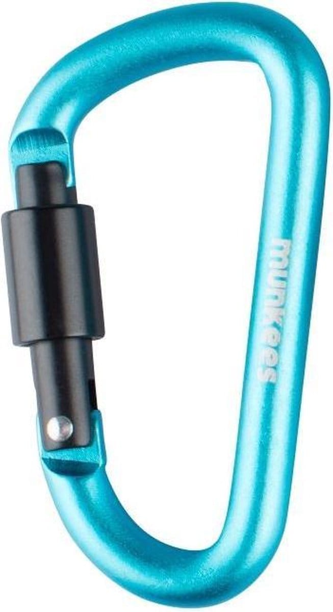 Munkees Karabijnhaak Schroefsluiting 8 X 80 Mm Blauw
