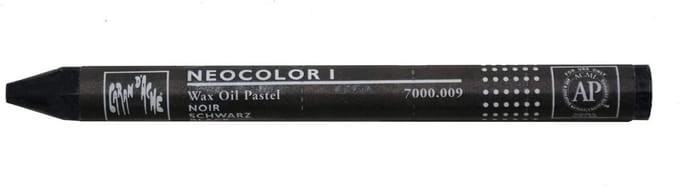 Caran D'ache Classic Neocolor I, Zwart (7000.009)