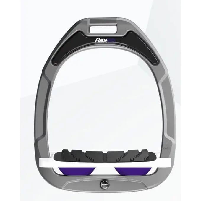 Ingelaste Grip Aluminium/Wit/Paarse Flex-On Green Composite