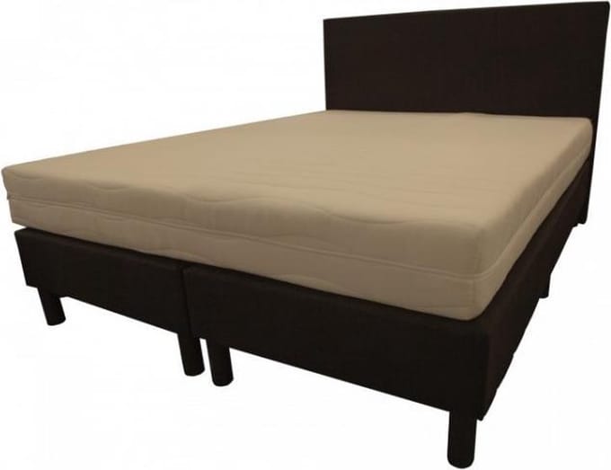 Goedkoop 2persoons Boxspring – Boxspring inclusief pocket matras antraciet 140x200