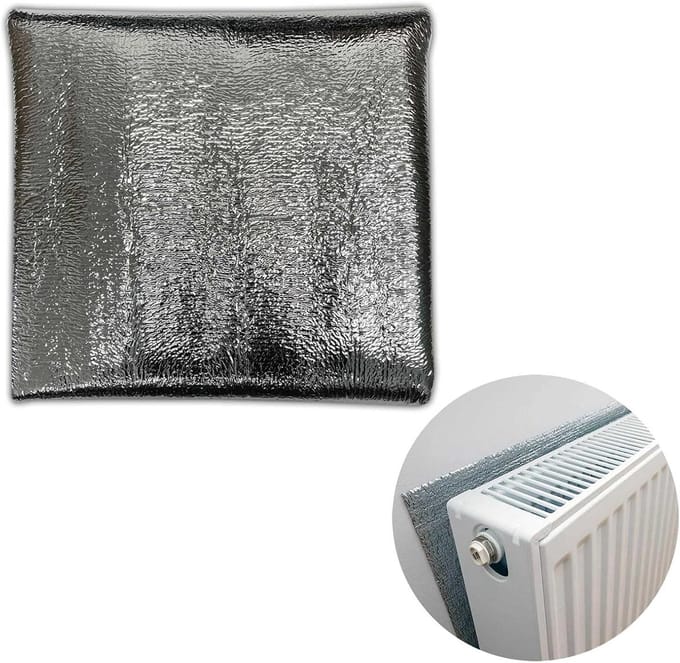 Radiator reflectiefolie 100 x 70 cm - Efficiënte isolatie voor verwarming