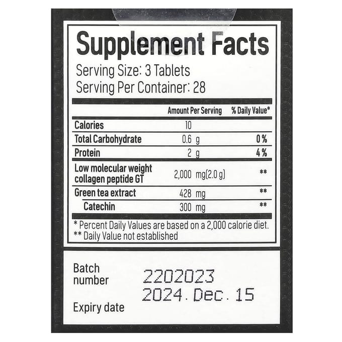 BB Lab, Signature, Afslanken + Collageen, 900mg, 84 tabletten