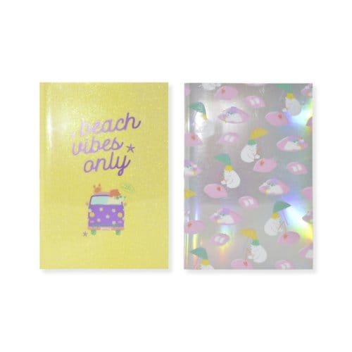 Kangaro schrift - Beach Happy - A4 - lijn - 2 stuks - PP omslag