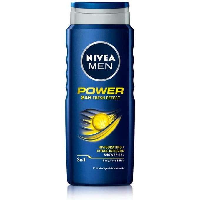 NIVEA Power Refresh 3-in-1 Shower Gel 500 ml
