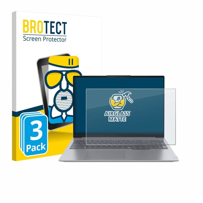 BROTECT - Screenprotector voor Lenovo ThinkBook 16 Gen 7+ - Folie Beschermfolie Beschermglas matte 3 Stuks