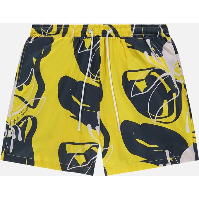 In Gold We Trust Unisex The Abstract Short Multicolor Größe: S | Bademode Outlet | Unisex
