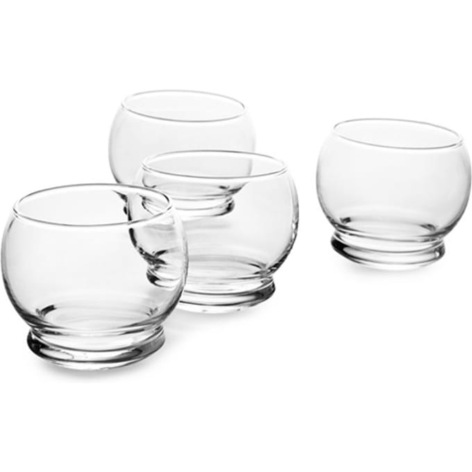 Normann Copenhagen - Wiebelglas - set van 4 - transparant