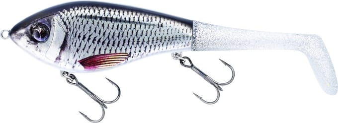 Westin Swim Tail 12cm 68gr Sinking Real Roach 1 body 2 tails
