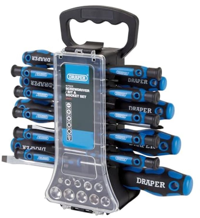 49-delige Schroevendraaier, Socket en Bit Set voor Diverse Toepassingen