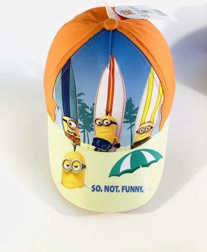 Minions cap - pet - oranje - maat 52 cm (2-4 jaar)