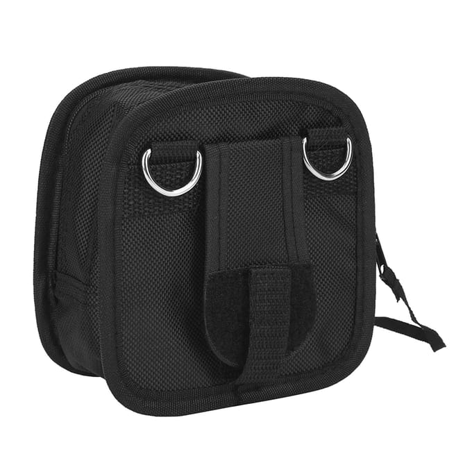 9 Vakken Filtertas Nylon Etui Portemonnee Pouch Camera Accessoire met Schouderriem black