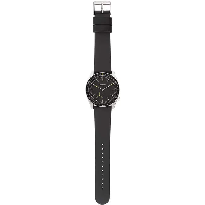 Komono Ray Legacy Leather Black W4406 Horloge Stopwatch