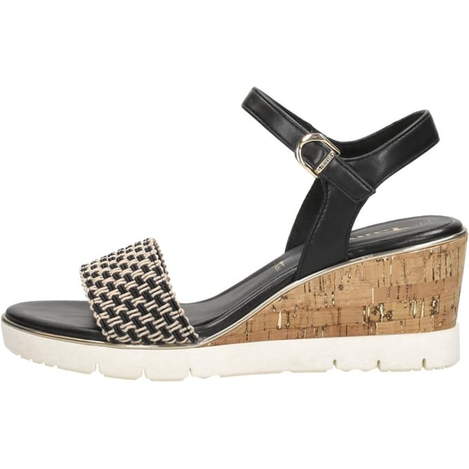 Tamaris Sandalen Hak Sandalen Hak - Zwart - Maat 38