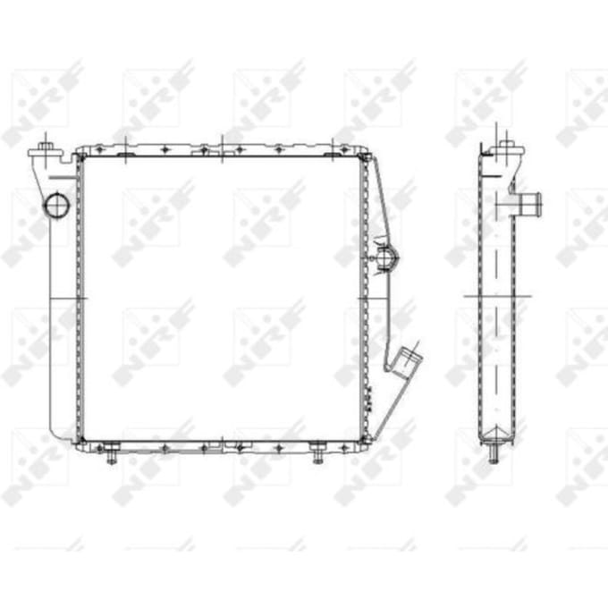 Radiator, motorkoeling NRF 52026