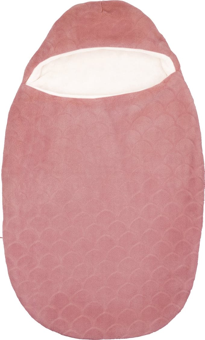 Nattou LAPIDOU Voetenzak - 75 cm - Wavy Oudroze